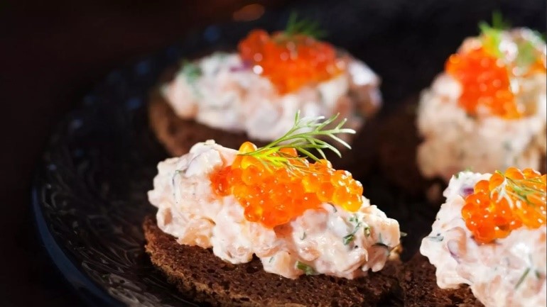 Smoked Salmon Mousse and Rye Bread