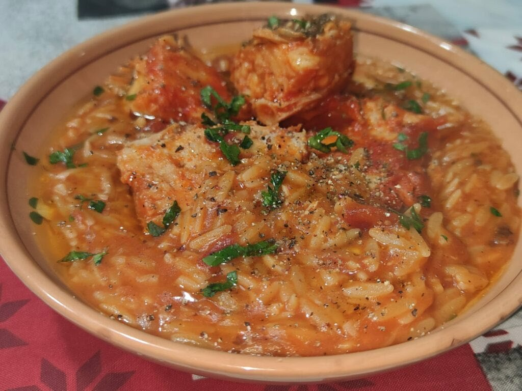 Vermicelli in Cod Broth